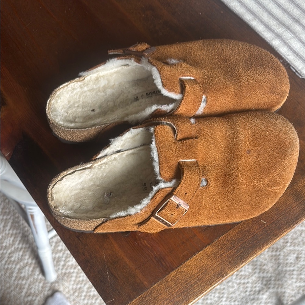 Birkenstock clogs sz 40 fleece lining